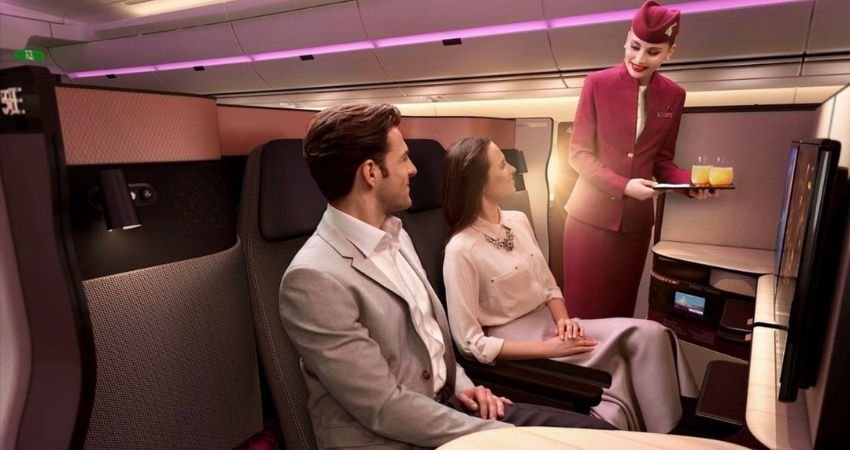 Qatar Airways Upgrade to Business Class +1-844-933-2065