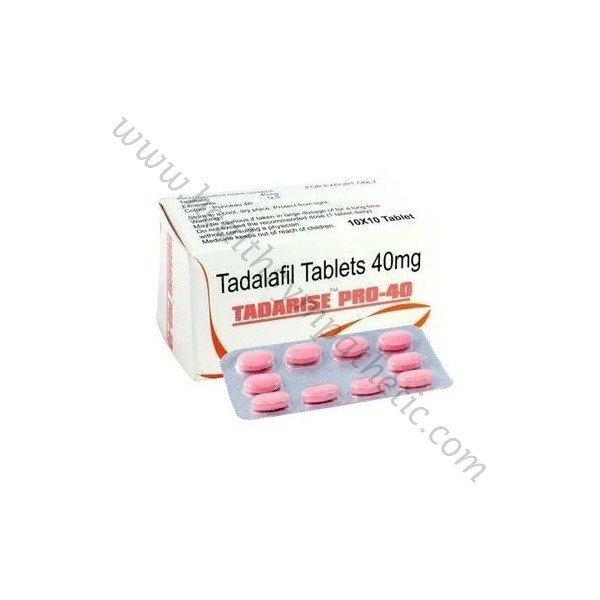 Buy Tadarise Pro 40 Mg | Tadalafil Best Tablet | Exclusive Offer