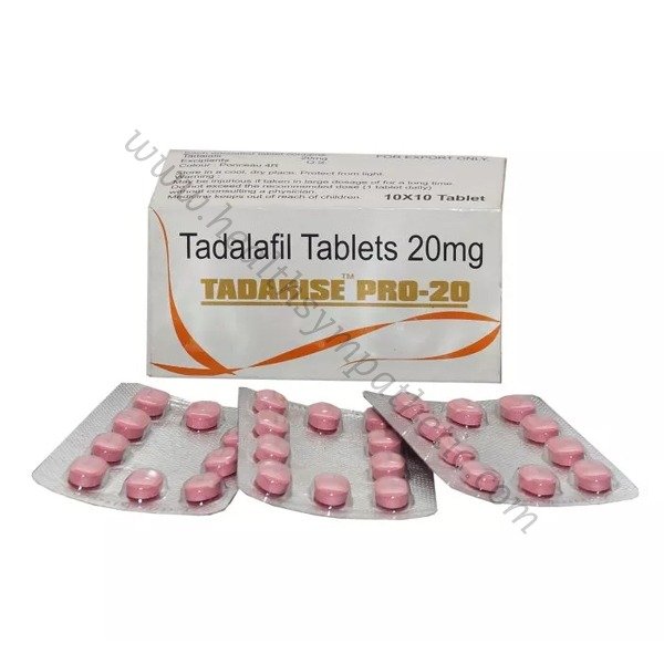Buy Tadarise Pro 20 Mg (Tadalafil) Tablets | Get Cheap Price
