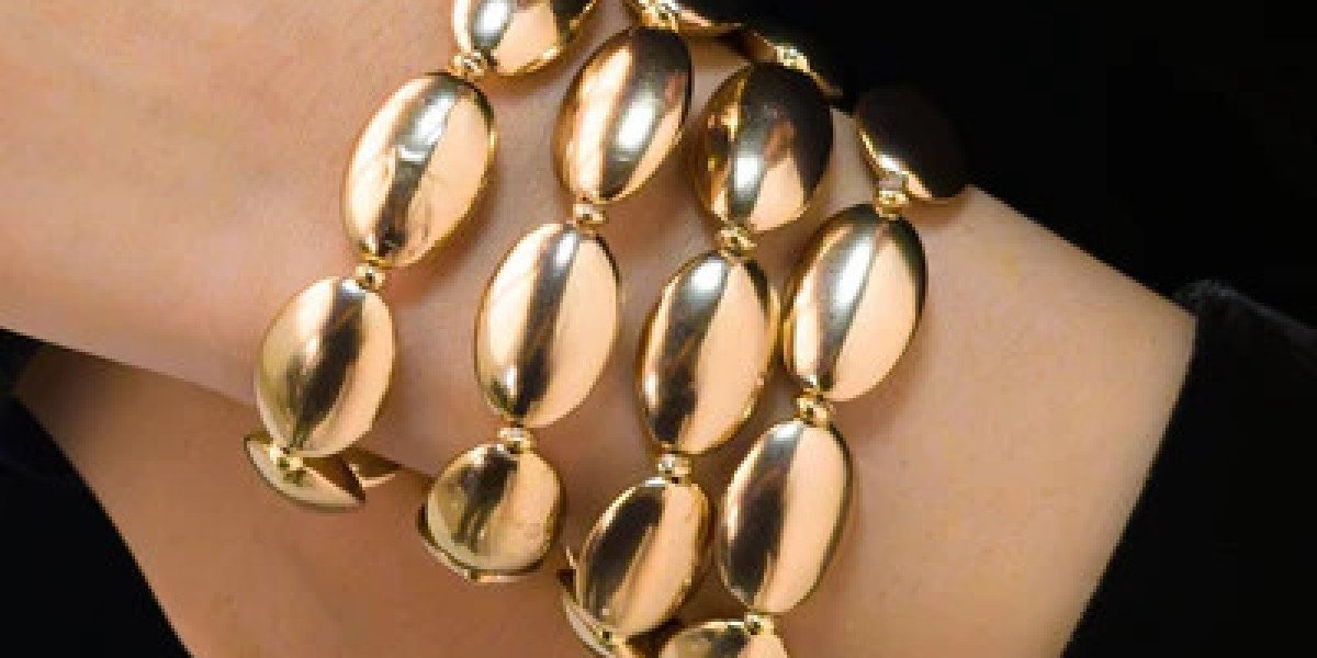 Trendy Gold Beaded Bracelets