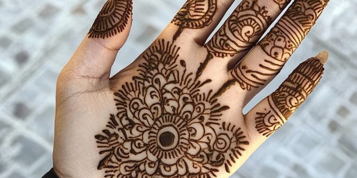 Front Hand Beginner Easy Mehndi Designs