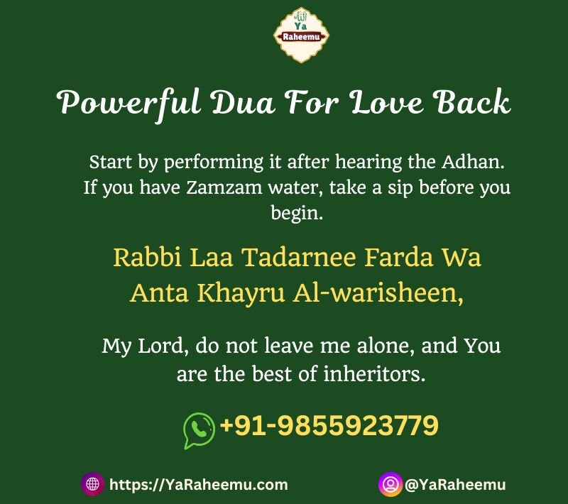 7 Powerful Dua For Love Back (Dua For Someone To Come Back To You)