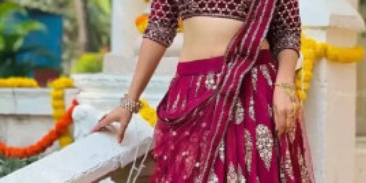 Indulge in the Art of Ethnic Fashion: Stunning bridesmaid lehenga Available at Bella Signora