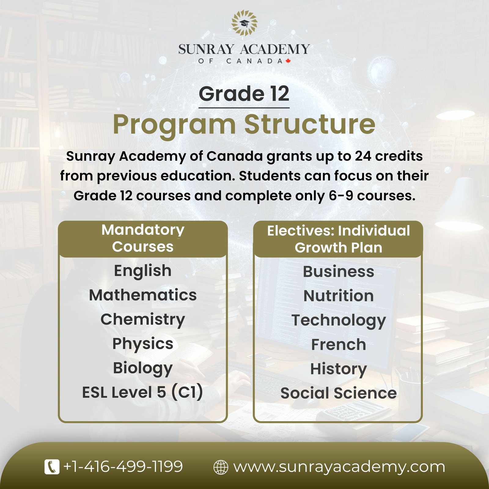 MDM4U – Mathematics of Data Management, Grade 12 (University Preparation) with Virtual Schools in Ontario  – Sunray Academy