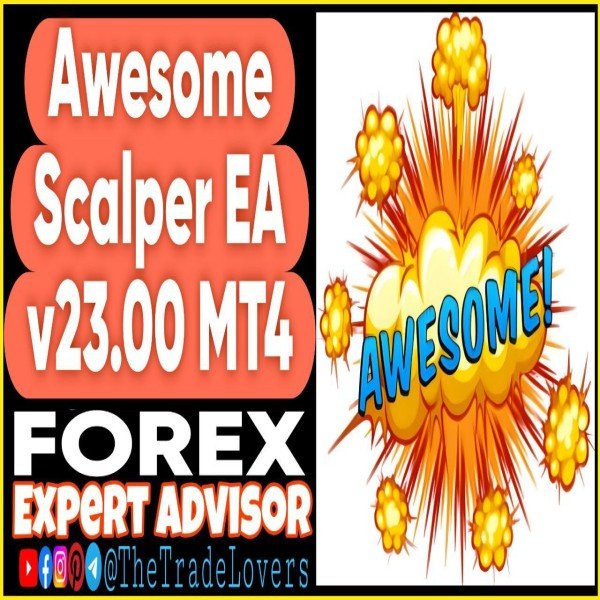 Awesome Scalper Pro EA v23 MT4 + Sets (Works on Build 1430+) | Forex Robot | MT4 Expert Advisor - The Trade Lovers