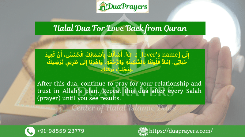 5 Halal Dua For Love Back (Getting The Person You Love Back)