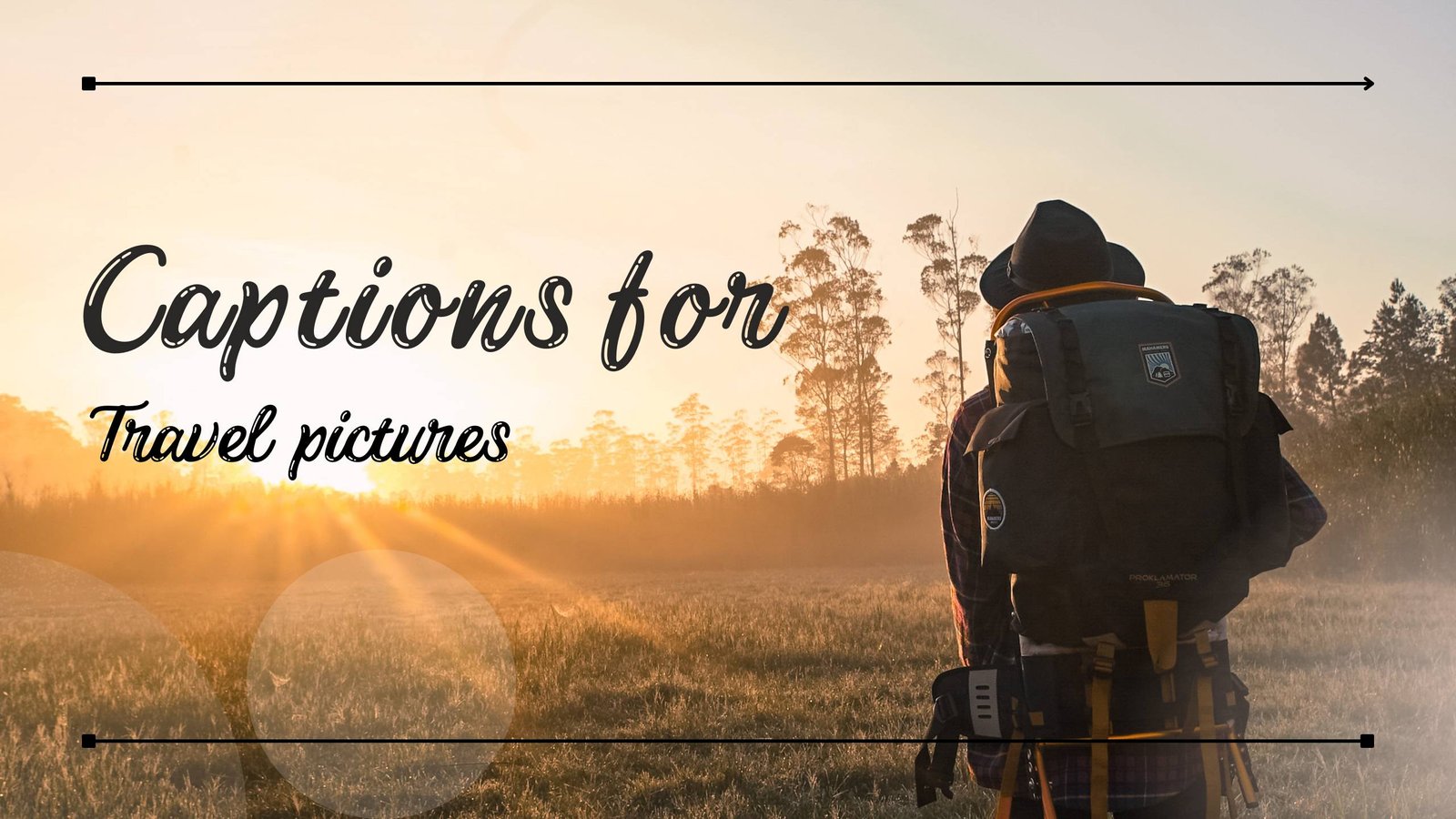 201+ Simple Yet Effective Captions for Travel Pictures - Begner